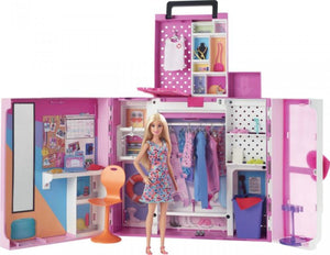 Dream Garderobe Met Pop & Toebehoren - Hgx57 - Barbie, 57137967 van Mattel te koop bij Speldorado !