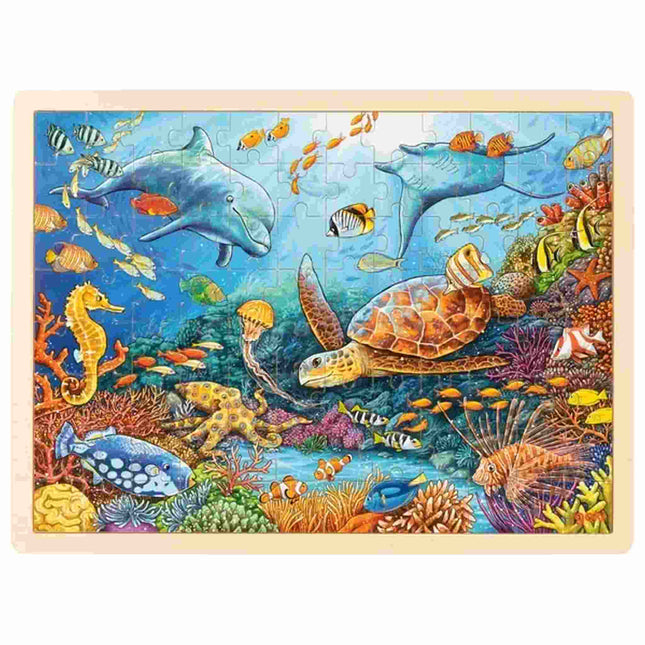 Houten Puzzel, Great Barrier Reef,96 Stukjes, 57432 van Gollnest & Kiesel te koop bij Speldorado !