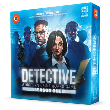 Dit is een foto van het spel Detective A Modern Crime Board Game Season One te koop bij Speldorado Spellenwinkel Delft