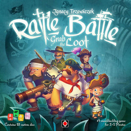 Dit is een foto van het spel Rattle, Battle, Grab The Loot te koop bij Speldorado Spellenwinkel Delft