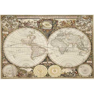 Wooden Puzzle Antique World Map, 800097 van Handels Onderneming Telgenkamp te koop bij Speldorado !