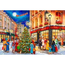 Wooden Puzzle Christmas Street 750 Xl, 800012 van Handels Onderneming Telgenkamp te koop bij Speldorado !