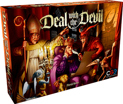 Deal with the Devil - EN – strategisch bordspel – 4 tot 10 spelers