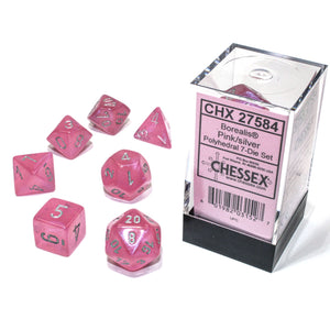 Borealis Polyhedral Pink/Silver Luminary 7-Die Set, CHX-27584 van Boosterbox te koop bij Speldorado !