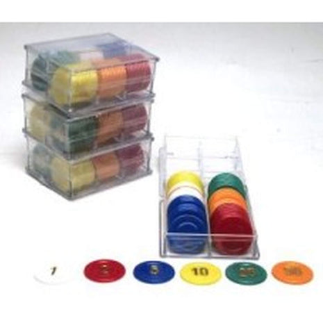 Roulette  Roulettefiches 240 stuks - Kunststof - uitvoering