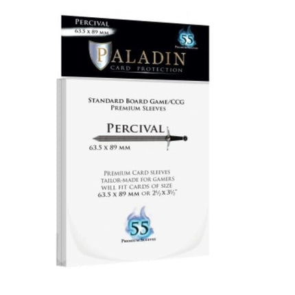 Dit is een foto van het spel Percival Premium Standard Board Game/Ccg 63.5X89Mm (55 Sleeves) te koop bij Speldorado Spellenwinkel Delft