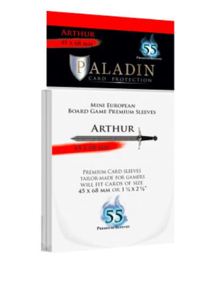 Arthur Premium Mini European 45X68Mm (55 Sleeves) - Sleeves - Kaartspel accessoires,bordspel accessoires