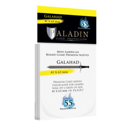 Dit is een foto van het spel Galahad Premium Mini American 41X63Mm (55 Sleeves) te koop bij Speldorado Spellenwinkel Delft
