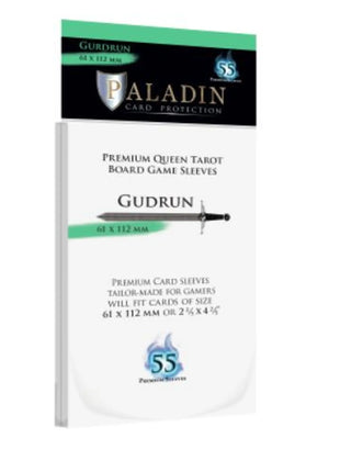 Gudrun Premium Queen Tarot 61X112Mm (55 Sleeves) - Sleeves - Kaartspel accessoires,bordspel accessoires