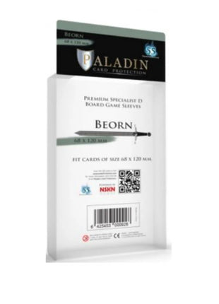 Beorn Premium Specialist D 68X120Mm (55 Sleeves) - Beo-Clr - Paladin - Sleeves - Kaartspel accessoires,bordspel accessoires
