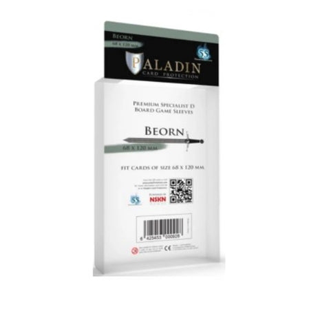 Dit is een foto van het spel Beorn Premium Specialist D 68X120Mm (55 Sleeves) - Beo-Clr - Paladin te koop bij Speldorado Spellenwinkel Delft