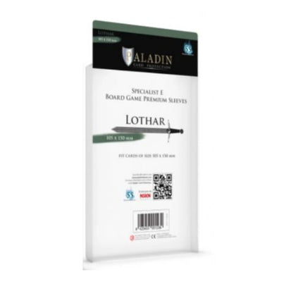 Dit is een foto van het spel Lothar Premium Specialist E 105X150Mm (55 Sleeves) te koop bij Speldorado Spellenwinkel Delft