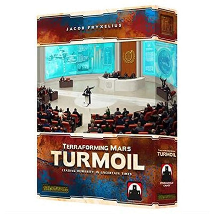 Dit is een foto van het spel Turmoil -Terraforming Mars te koop bij Speldorado Spellenwinkel Delft