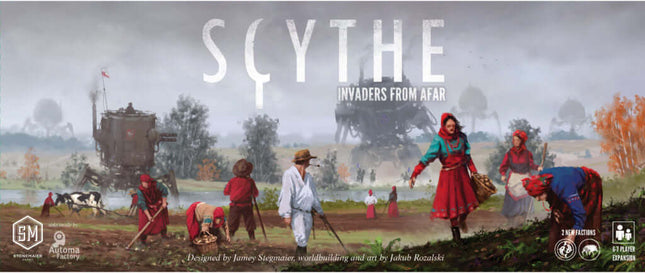 Dit is een foto van het spel Scythe Invaders from Afar EN te koop bij Speldorado Spellenwinkel Delft