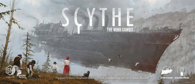 Dit is een foto van het spel Scythe The Wind Gambit EN te koop bij Speldorado Spellenwinkel Delft