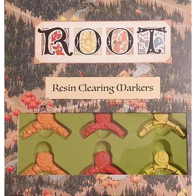 Dit is een foto van het spel Root Resin Clearing Markers te koop bij Speldorado Spellenwinkel Delft