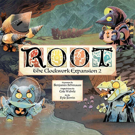Dit is een foto van het spel The Clockwork Expansion 2 - EN -Root te koop bij Speldorado Spellenwinkel Delft