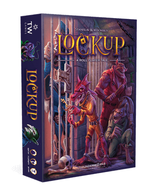 Dit is een foto van het spel Lockup A Roll Player Tale EN te koop bij Speldorado Spellenwinkel Delft