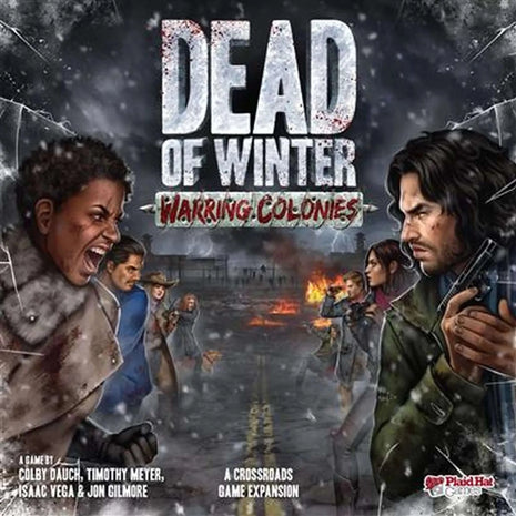 Dit is een foto van het spel Dead of Winter Warring Colonies EN te koop bij Speldorado Spellenwinkel Delft