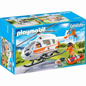 Eerste Hulp Helikopter, 70048 van Playmobil te koop bij Speldorado !