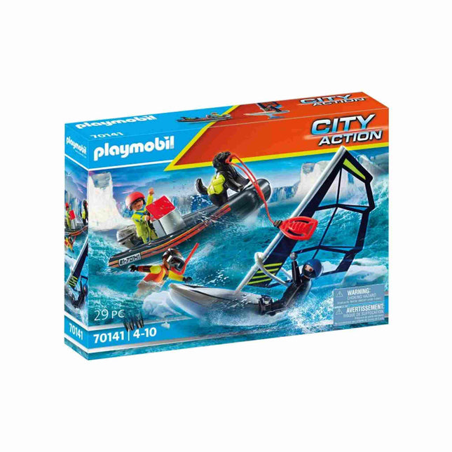 Redding Op Zee: Redding Met Poolglijder Met Rubberen Sleepboot, 70141-PLAYMOBIL van Playmobil te koop bij Speldorado !