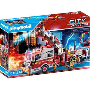 Brandweerwagen: Us Tower Ladder - 70935, 70935 van Playmobil te koop bij Speldorado !