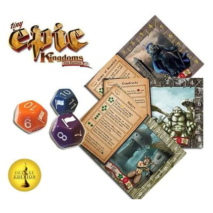 Dit is een foto van het spel Tiny Epic Kingdoms 2Nd Edition te koop bij Speldorado Spellenwinkel Delft