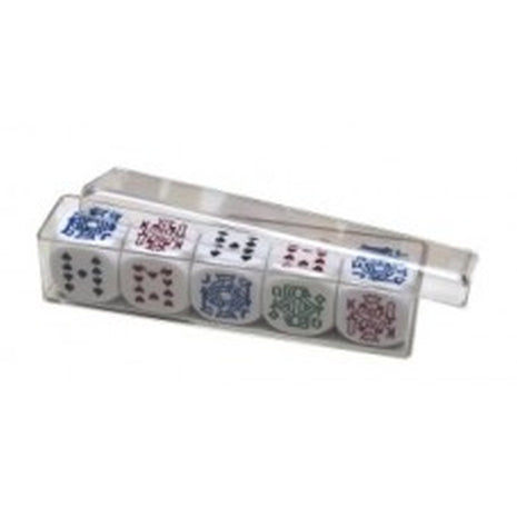 Poker  Pokerstenenset16Mm 5In Pl.Doos Ve1 - Kunststof - uitvoering
