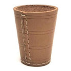 Dit is een foto van het spel Dobbelbeker 10X8 Cm.Tuigleder Naturel te koop bij Speldorado Spellenwinkel Delft