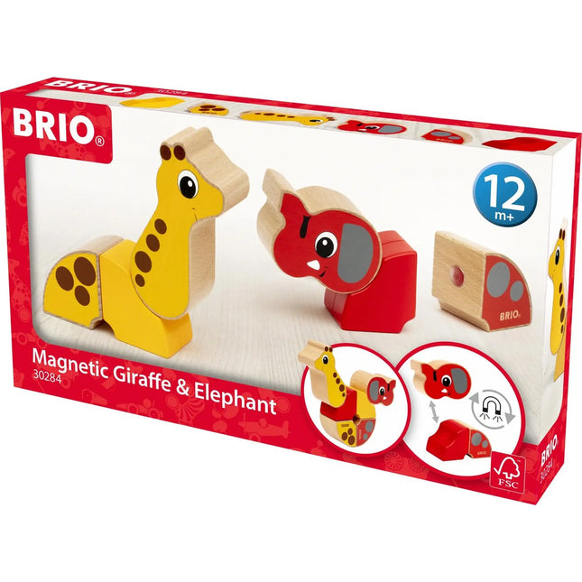 Magnetic Giraffe And Elephant, 30284 van Brio te koop bij Speldorado !