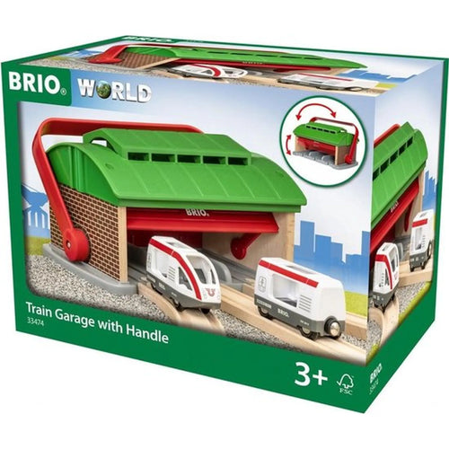 Train Garage With Handle, 33474 van Brio te koop bij Speldorado !