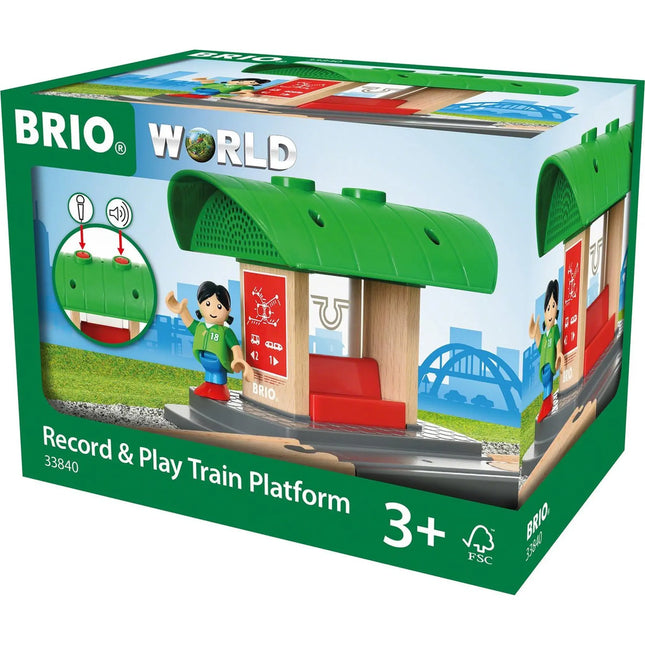 Record & Play Train Platform, 33840 van Brio te koop bij Speldorado !