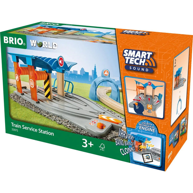 Smart Tech Sound Train Service Station, 33975 van Brio te koop bij Speldorado !