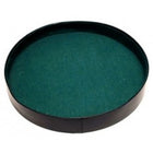 Dobbelen  Dobbelpiste Rond Zwart Vinyl M.Vilt 26Cm - Kunststof - uitvoering