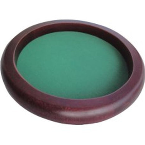 Dobbelen  Dobbelpiste Bruin Hout Rond 35Cm.Gr.Vilt - Hout - uitvoering