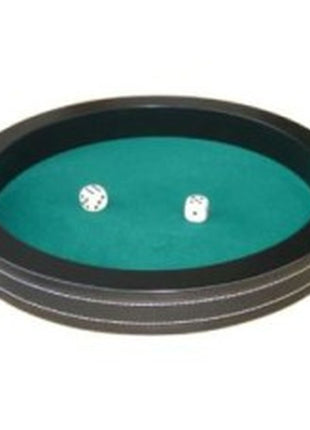 Dobbelen  Dobbelpiste 34 Cm.Zw.Mdf/Gr.Velours Hot - Kunststof - uitvoering