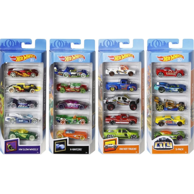 5 Auto'S In Geschenkset - 1806 - Hotwheels, 30980093 van Mattel te koop bij Speldorado !