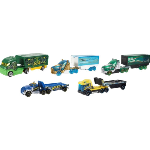 Hotwheels Truckin' Transporter, BFM60 van Mattel te koop bij Speldorado !