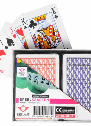 Speelkaarten  Speelkaarten Set Dubbel Cassette - Karton - uitvoering