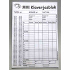 Speelkaarten  Klaverjas Scorebloc 100Vel A5 - Kunststof - uitvoering