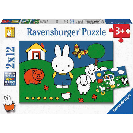 Dit is een foto van het spel Nijntje Bij De Dieren te koop bij Speldorado Spellenwinkel Delft