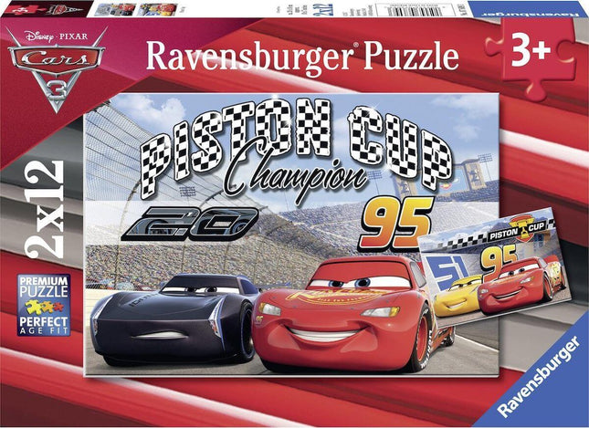 Cars 3: Piston Cup, 2 X 12 Stukjes 76093, 76093 van Ravensburger te koop bij Speldorado !