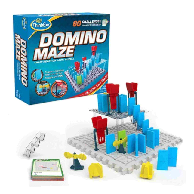 Dit is een foto van het spel Domino Maze te koop bij Speldorado Spellenwinkel Delft