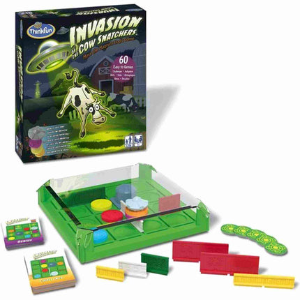 Dit is een foto van het spel Invasion Of The Cow Snatchers te koop bij Speldorado Spellenwinkel Delft