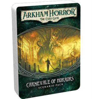 Dit is een foto van het spel Carnevale of Horrors - Arkham Horror - LCG te koop bij Speldorado Spellenwinkel Delft