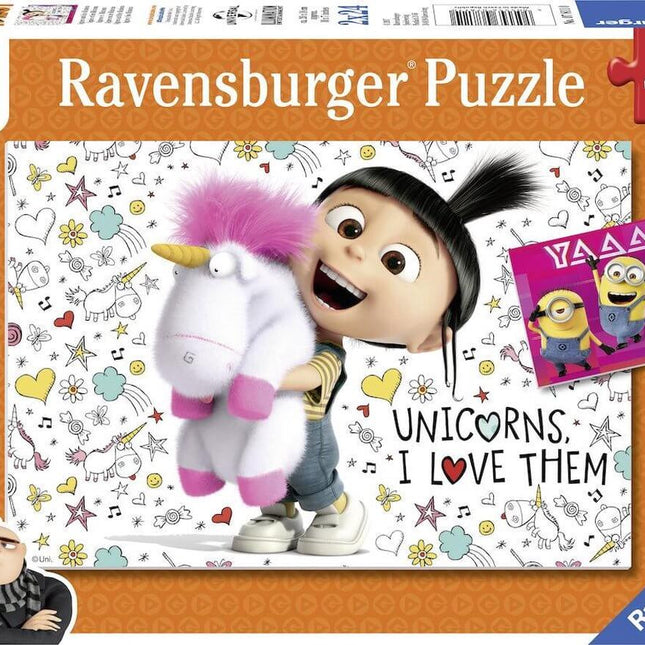 Dit is een foto van het spel Despicable Me Agnes En De Minions 2 puzzels te koop bij Speldorado Spellenwinkel Delft