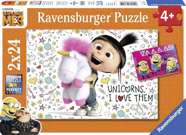 Despicable Me: Agnes En De Minions (2X24 Stukjes) 78110, 78110 van Ravensburger te koop bij Speldorado !