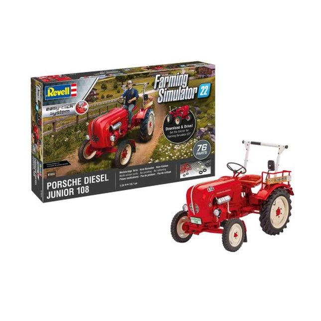 Dit is een foto van het spel Porsche Junior 108 - Farming Simulator Edition te koop bij Speldorado Spellenwinkel Delft