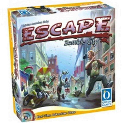 Dit is een foto van het spel Escape Zombie City, Queen G. 10031 En te koop bij Speldorado Spellenwinkel Delft