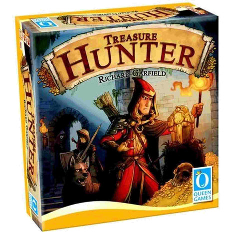 Treasure Hunter, Bordspel Queen Games (En) – gezellig bordspel – 2 tot 4 spelers